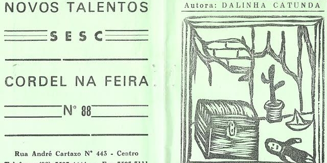 Cordel de Dalinha Catunda lançado na Feira do Crato